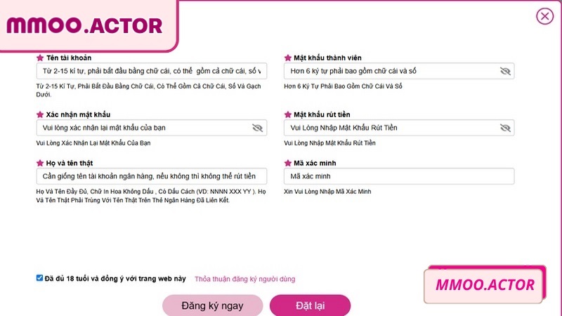 Đăng ký MMOO – cơ hội vàng để bạn nhận thưởng siêu tốc